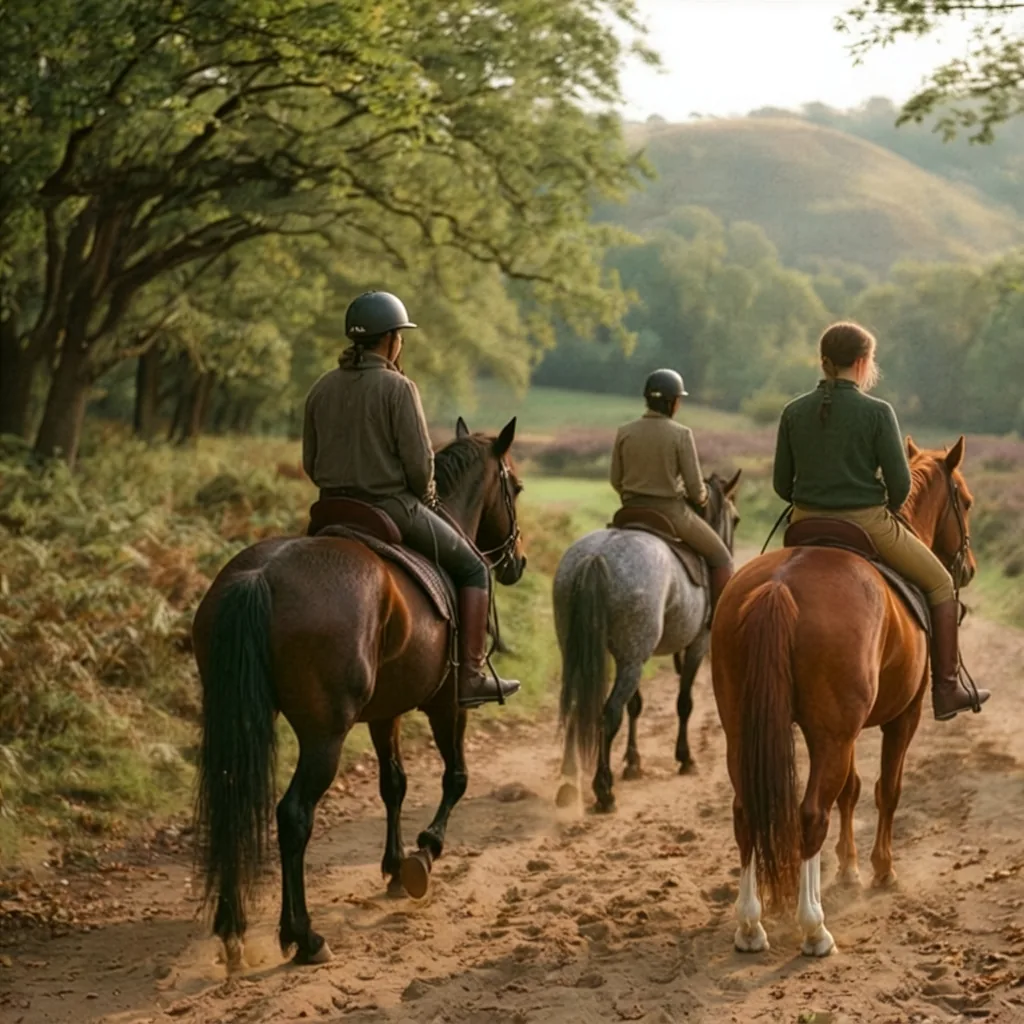 Balade à cheval dans le Cantal, autour de Champagnac